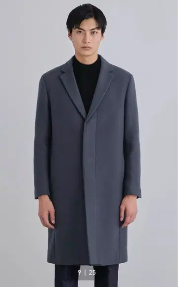유나이티드 도쿄 발수 SUPER 140 체스터 코트