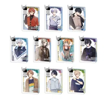 18TRIP 트레이딩 아크릴 블록 키링 Abox