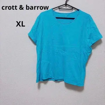 crott & barrow [ PXL ] 터콰이즈 반팔 T셔츠