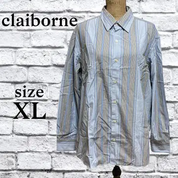 B21 클레이본 [ XL ] 셔츠 긴팔 스트라이프 프론트 오픈 새상품급