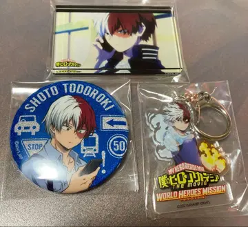 히로아카 토도로키 쇼토 배지 아크릴 블록 키링