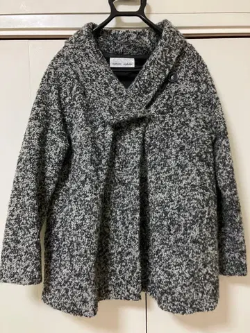 알파벳 알파벳 겨울 코트 아우터 울