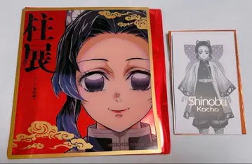 귀멸의 칼날 기둥전 랜덤 미니 클리어 색지 컬렉션 사진 코쵸우 시노부