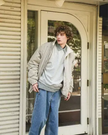 [ 새상품 ] 루즈핏 플리스 자켓 EVISTUB BONBON