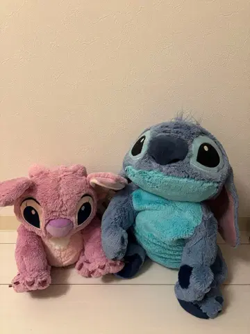 스티치와 엔젤 봉제 인형 세트