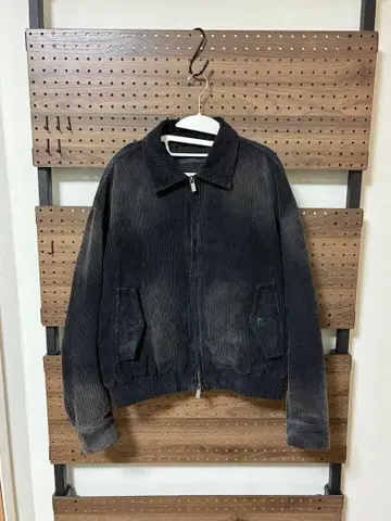 CLEL 앤티크 디자인 코듀로이 블루종