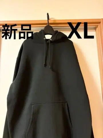 MENS 후드 부착 후드티 XL 후디 블랙 속기모