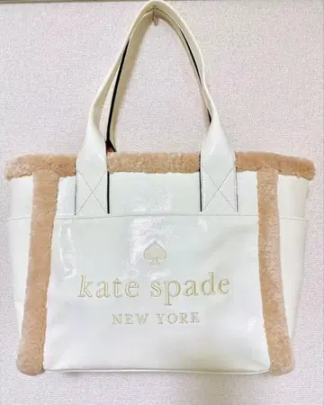 kate spade 인조 모피 토트백