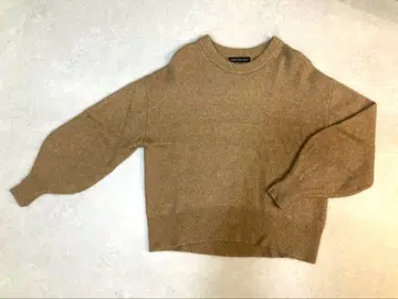 URBAN RESEARCH 베이지 긴팔 니트 스웨터 프리 사이즈