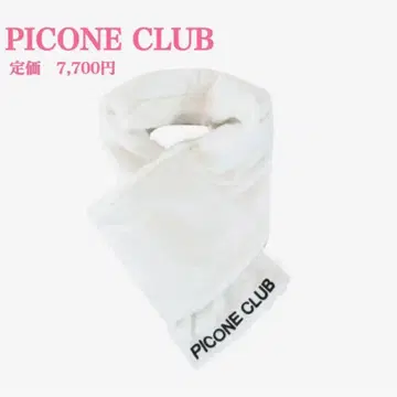 새상품 [ Picone CLUB ] 피코네 클럽 넥워머 화이트