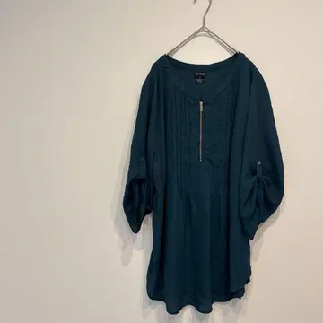 새상품급 EVANS [ 18 ] 다크 그린 7부 튜닉