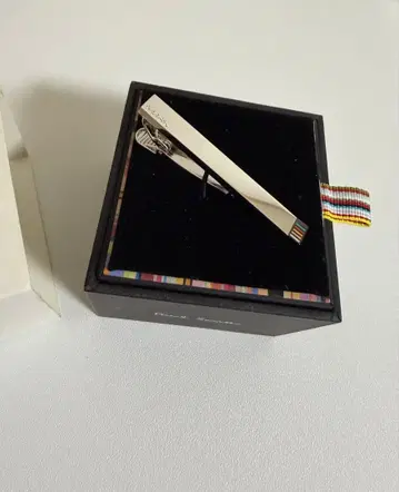 [ 새상품급 ] Paul Smith 실버 넥타이핀 2 패턴 변경 가능