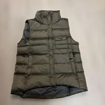 [ 미사용 ] AIGLE 올리브 그린 다운 베스트