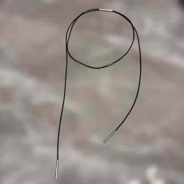 블랙 목걸이 메탈 부품 포함