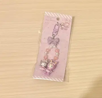 산리오 메조피아노 콜라보 쿠로미 베리에 키링