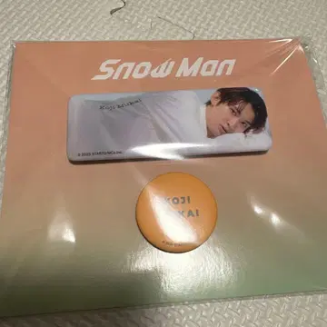 무카이 코지 SnowMan 캔뱃지 세트 익명 배송