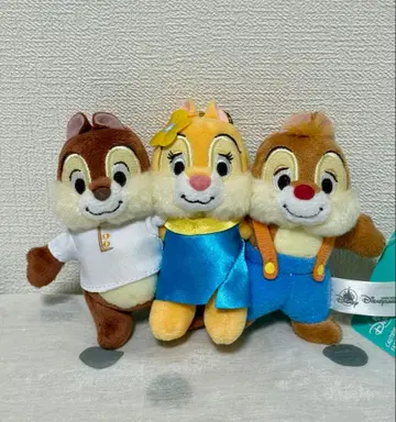 홍콩 디즈니 칩 앤 데일 클라리스 봉제 인형 백참