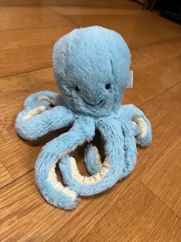 JELLY CAT 스카이블루 문어 봉제 인형