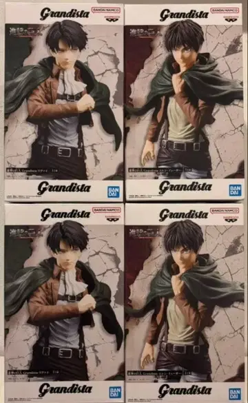 진격의 거인 Grandista 엘렌 예거 리바이 4종 세트