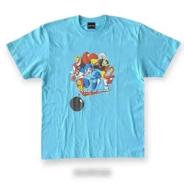 스파이더 웹스 락맨 티셔츠 블루 M 사이즈