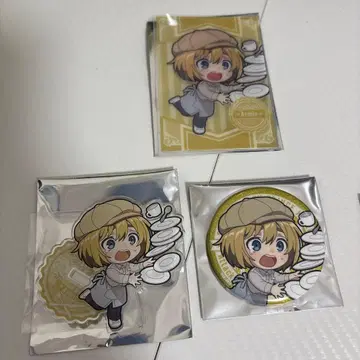 진격의 거인 알민 프린스 호텔 아크릴 스탠드 캔뱃지 클리어 카드