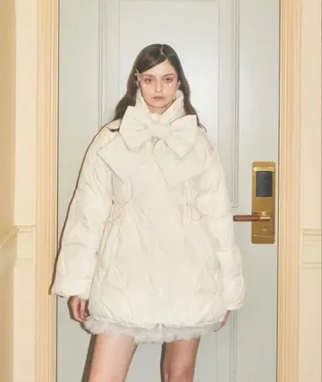 Lovilyn 2way 머플러 포함 에코 다운 자켓