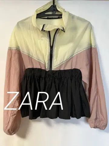 ZARA 컬러 블록 자켓 ( M-S 사이즈 )