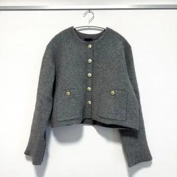 Apart by CN 라쿤 네이비 골드 버튼 가디건