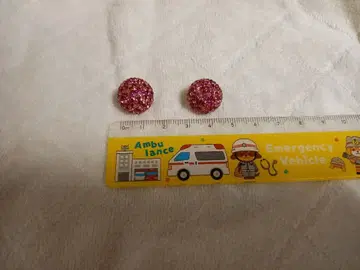 케이트 스페이드 핑크 글리터 귀걸이