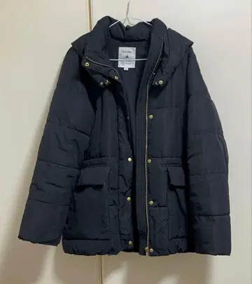 niko and - 후드 부착 다운 코트 블랙 사이즈 3