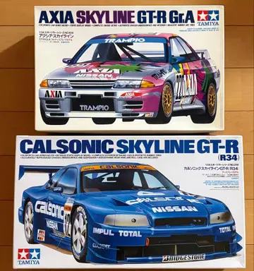 TAMIYA AXIA & Calsonic 스카이라인 GT-R