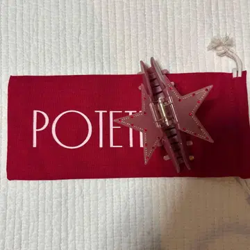 POTETE 포테테 Red star 클립