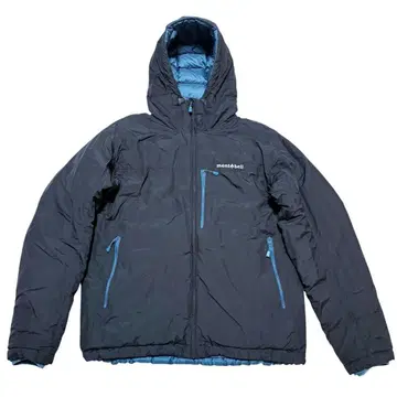 새상품급 montbell 리버서블 다운 콜로라도 후드티 L