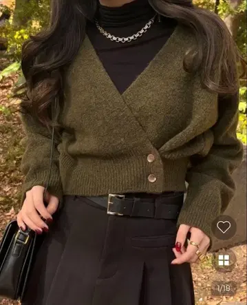 NUGU VISCO 랩 크롭 가디건 아이보리