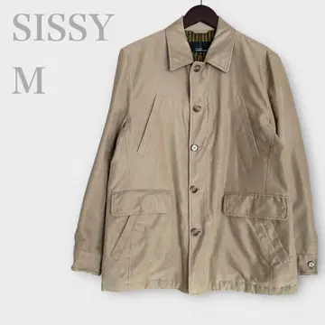 시시 코듀로이 자켓 코트 스탠칼라 베이지 M