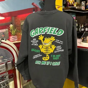 가필드 속기모 트레이닝복 Garfield 사가 자수
