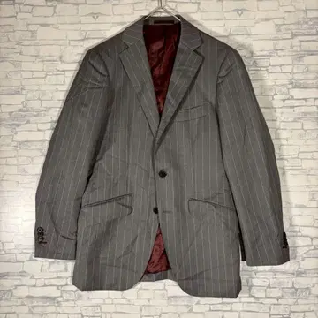 유니버셜 랭귀지 비즈니스 자켓 남성용 울 큐프라 새상품급