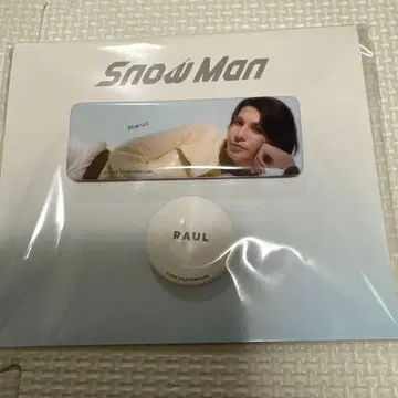 라울 SnowMan 스노우맨 캔뱃지 세트 익명 배송