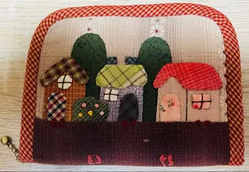 신상 하우스 브라운 오렌지 계열*핸드메이드*미니 지갑 컴팩트 지갑