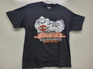 할리 계열 BlackHills 블랙 L USA제 양면 프린트 LB007