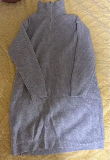 유니클로 수플레얀 원피스 베이지 XL