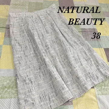 [ NATURAL BEAUTY ] 내추럴뷰티 플레어 스커트 고급