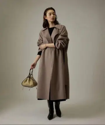 ROPE' 램스울 리버 롱 코트