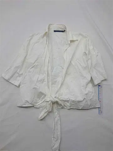 랄프 로렌 프론트 리본 셔츠 화이트 계열 여성용