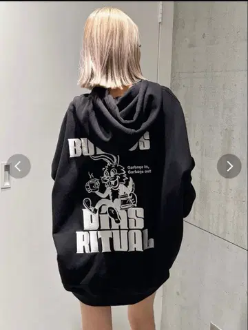 [ 완판템 ] GYDA COFFEE BUNNY BIG 후드 맨투맨