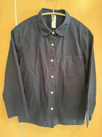 MHL. 네이비 코튼 셔츠 사이즈 I