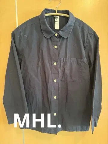 MHL. 네이비 코튼 셔츠 사이즈 I