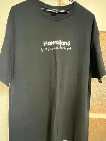 Hawaiian6 스타포 가사 블랙 T셔츠 XL 사이즈
