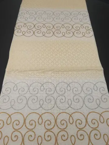 순수 실크 오비 아게 단 보카시 하자 있음 o271