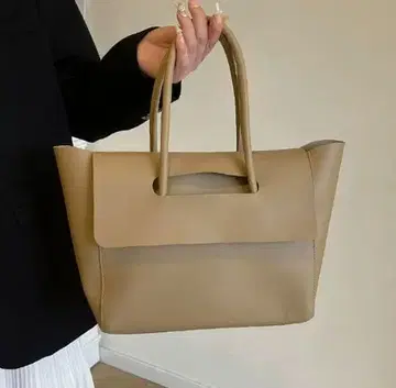 베이지 토트백